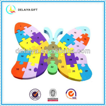Enigma colorido da espuma de DIY EVA da borboleta para crianças